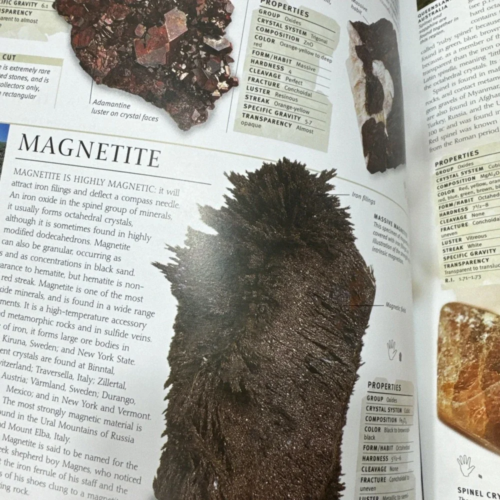 Rock & Gem Definitive Guide Rocks Minerals Gems Fossils Smithsonian DK Book